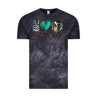 Cloud Black Peace Love Indians Vintage Tee - Jasminsmagicworld