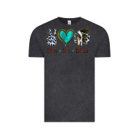 Vintage Black Peace Love Indians Vintage Tee - Jasminsmagicworld