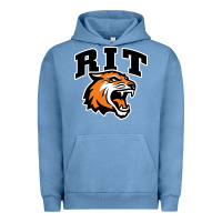 Pigment Pebble Blue tiger Urban Hoodie - linhVisuals