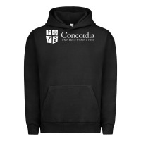 Pigment Black Concordia University, St. Paul, apparel Urban Hoodie - linhVisuals