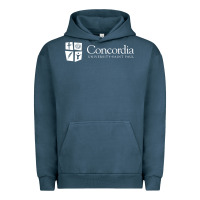Pigment Midnight Navy Concordia University, St. Paul, apparel Urban Hoodie - linhVisuals