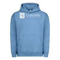 Pigment Pebble Blue Concordia University, St. Paul, apparel Urban Hoodie - linhVisuals
