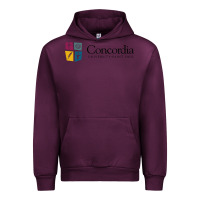 Mauve Wine Concordia University, St. Paul, apparel Urban Hoodie - linhVisuals
