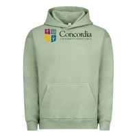 Pigment Oil Green Concordia University, St. Paul, apparel Urban Hoodie - linhVisuals