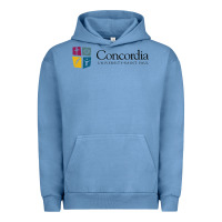 Pigment Pebble Blue Concordia University, St. Paul, apparel Urban Hoodie - linhVisuals