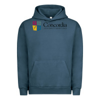 Pigment Midnight Navy Concordia University, St. Paul, apparel Urban Hoodie - linhVisuals