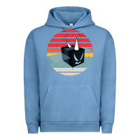 Pigment Pebble Blue Bee Swarm Simulator Urban Hoodie - linhVisuals