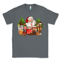 Charcoal Heather christmas santa coffee cups Classic Tee - CowGirlArtShop