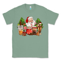 Sage christmas santa coffee cups Classic Tee - CowGirlArtShop
