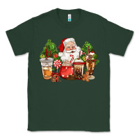 Sports Green christmas santa coffee cups Classic Tee - CowGirlArtShop