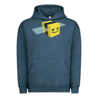 Pigment Midnight Navy Bee Swarm Simulator Urban Hoodie - linhVisuals