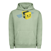 Pigment Oil Green Bee Swarm Simulator Urban Hoodie - linhVisuals
