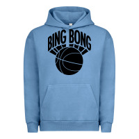 Pigment Pebble Blue black bing bong Urban Hoodie - linhVisuals
