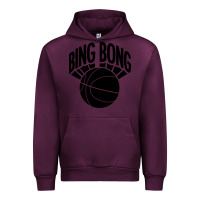 Mauve Wine black bing bong Urban Hoodie - linhVisuals