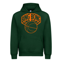 Forest Green Bing Bong New York Urban Hoodie - linhVisuals