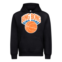 Black Bing Bong Vintage Urban Hoodie - linhVisuals