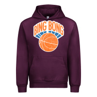 Mauve Wine Bing Bong Vintage Urban Hoodie - linhVisuals