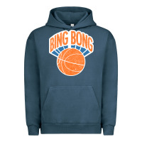 Pigment Midnight Navy Bing Bong Vintage Urban Hoodie - linhVisuals