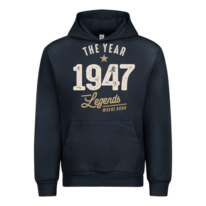 The Year 1947 - 75th Birthday Vintage Classic Urban Hoodie by linhVisuals | Teevron