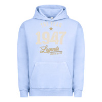 Pigment Grape Ice The Year 1947 - 75th Birthday Vintage Classic Urban Hoodie - linhVisuals