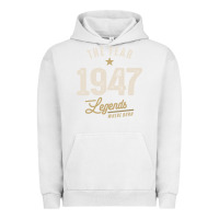 Pigment Lunar Rock The Year 1947 - 75th Birthday Vintage Classic Urban Hoodie - linhVisuals