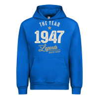 Cobalt The Year 1947 - 75th Birthday Vintage Classic Urban Hoodie - linhVisuals