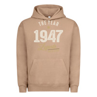 Pigment Burro The Year 1947 - 75th Birthday Vintage Classic Urban Hoodie - linhVisuals