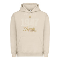 Pigment French Oak The Year 1947 - 75th Birthday Vintage Classic Urban Hoodie - linhVisuals