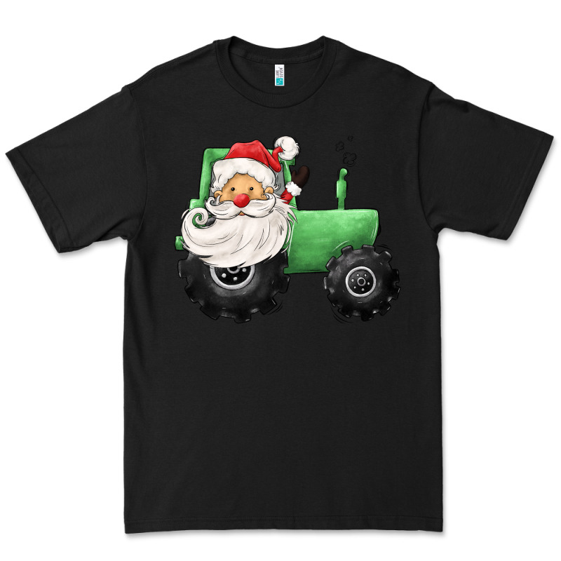 Santa Tractor Premium Tee by CowGirlArtShop | Teevron