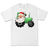 White santa tractor Premium Tee - CowGirlArtShop