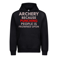 Black archery because punching people is frowned upon Urban Hoodie - linhVisuals