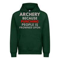 Forest Green archery because punching people is frowned upon Urban Hoodie - linhVisuals