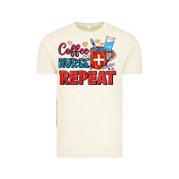 Vintage Arctic Coffee Nurse Repeat Vintage Tee - FaDigitalArtStudio