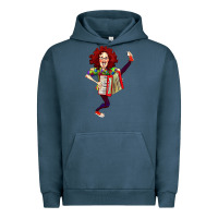Pigment Midnight Navy weird al yankovic stand up comedy Urban Hoodie - linhVisuals