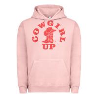 Pigment Salmon cowgirl up leopad hat boot rodeo western country southern t shirt Urban Hoodie - linhVisuals