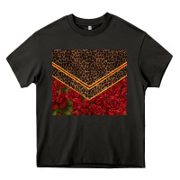 Asphalt red roses with leopard Heavy Core Tee - TumblerDesignByShophia