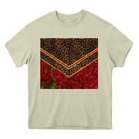 Mossy red roses with leopard Heavy Core Tee - TumblerDesignByShophia