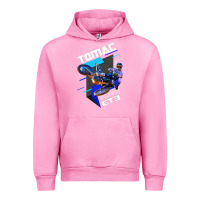 Fuchsia Pink eli et3 tomac pullover hoodie Urban Hoodie - linhVisuals