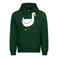 Forest Green quack duck Urban Hoodie - linhVisuals
