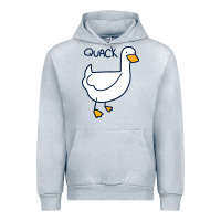 Heather Grey quack duck Urban Hoodie - linhVisuals