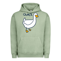 Pigment Oil Green quack duck Urban Hoodie - linhVisuals