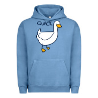 Pigment Pebble Blue quack duck Urban Hoodie - linhVisuals