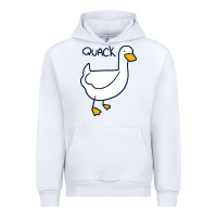 White quack duck Urban Hoodie - linhVisuals