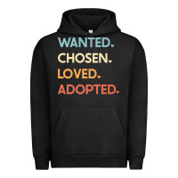 Pigment Black adoption day announcement   wanted chosen loved adopted premium t shir Urban Hoodie - linhVisuals