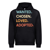 Black adoption day announcement   wanted chosen loved adopted premium t shir Urban Hoodie - linhVisuals