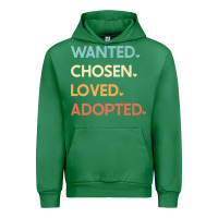 Emerald adoption day announcement   wanted chosen loved adopted premium t shir Urban Hoodie - linhVisuals