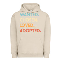 Pigment French Oak adoption day announcement   wanted chosen loved adopted premium t shir Urban Hoodie - linhVisuals