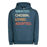 Pigment Midnight Navy adoption day announcement   wanted chosen loved adopted premium t shir Urban Hoodie - linhVisuals