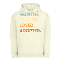 Pigment Pistachio adoption day announcement   wanted chosen loved adopted premium t shir Urban Hoodie - linhVisuals