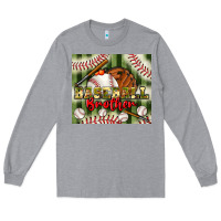 Heather Grey baseball brother tumbler Long Sleeve Tee - BundleAndBundleShop